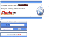 Desktop Screenshot of chela.freightware.net